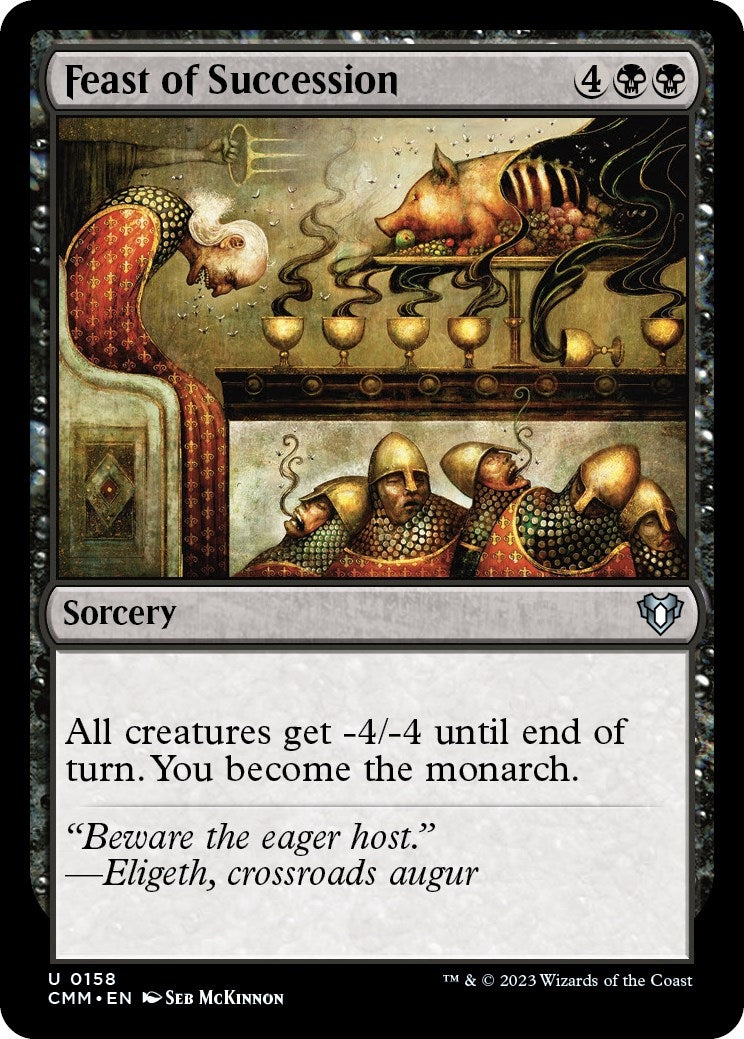 Feast of Succession (158) [CMM] - MTG Single