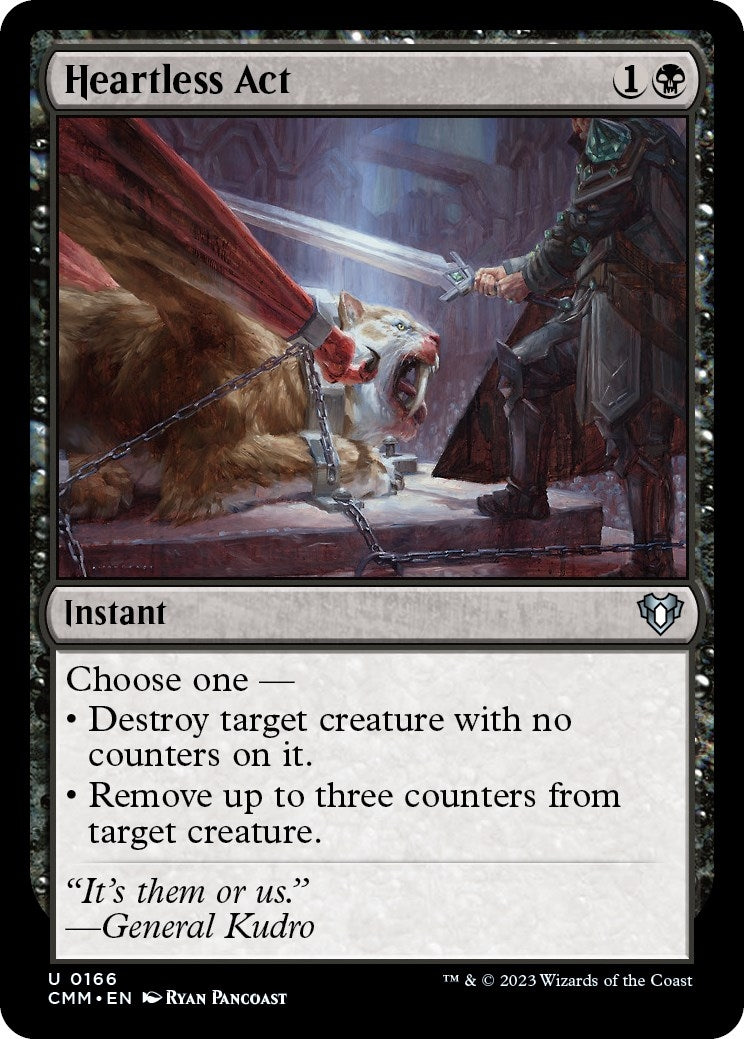 Heartless Act (166) [CMM] - MTG Single