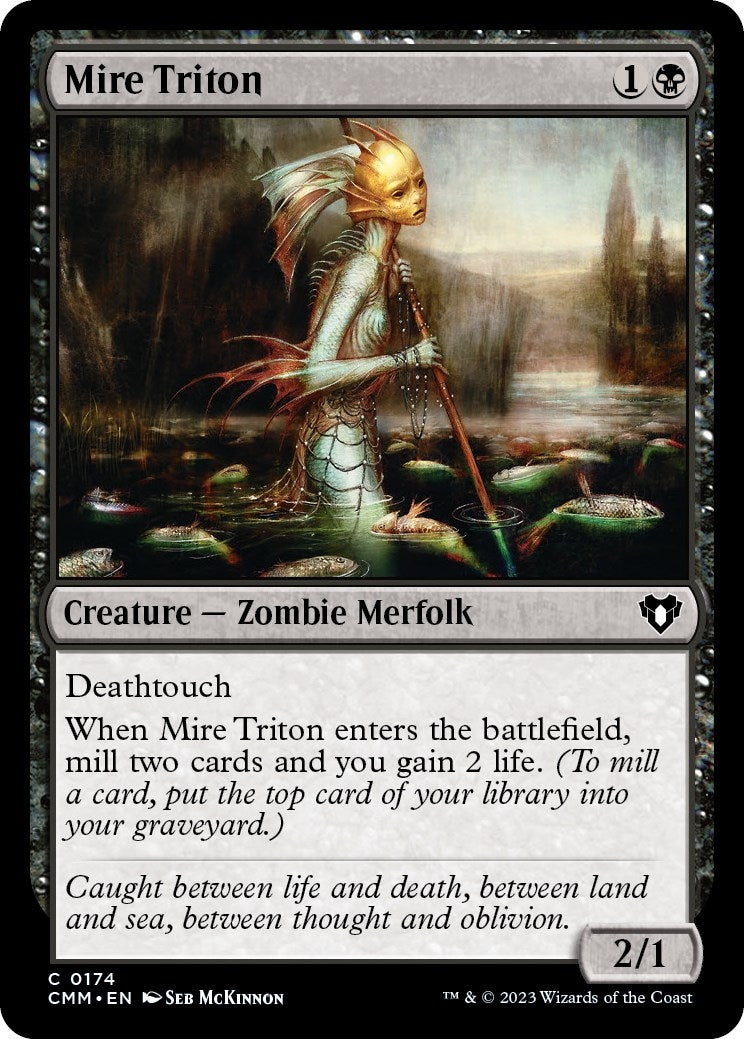 Mire Triton (174) [CMM] - MTG Single