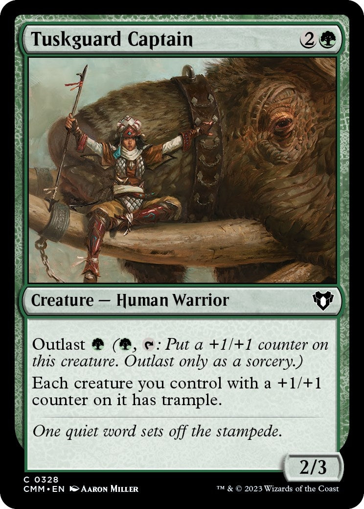 Tuskguard Captain (328) [CMM] - MTG Single