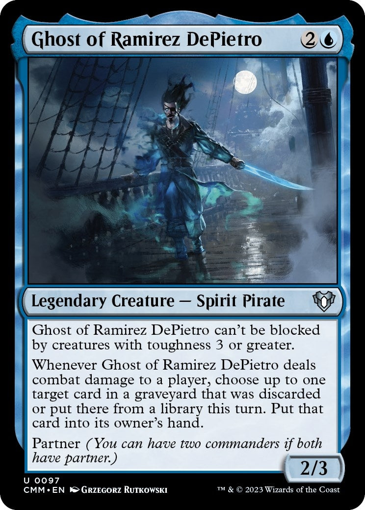 Ghost of Ramirez DePietro (97) [CMM] - MTG Single