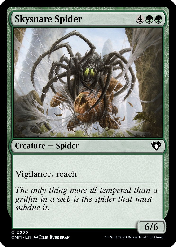 Skysnare Spider (322) [CMM] - MTG Single