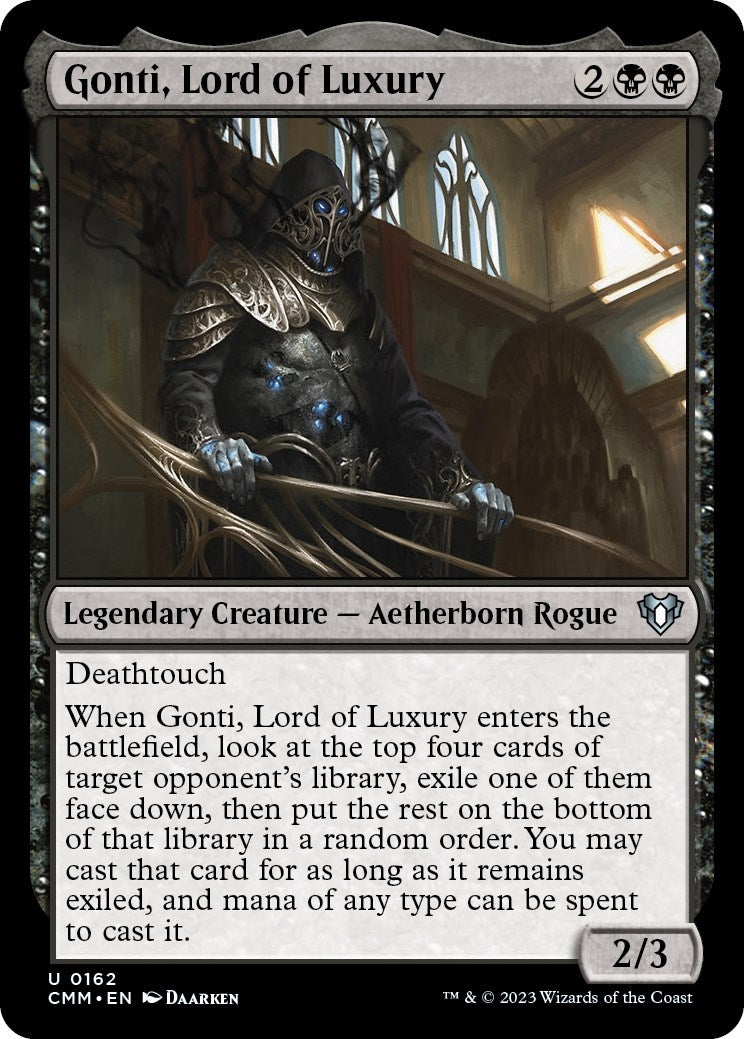 Gonti Lord of Luxury (162) [CMM] - MTG Single