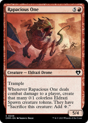 Rapacious One (249) [CMM] - MTG Single