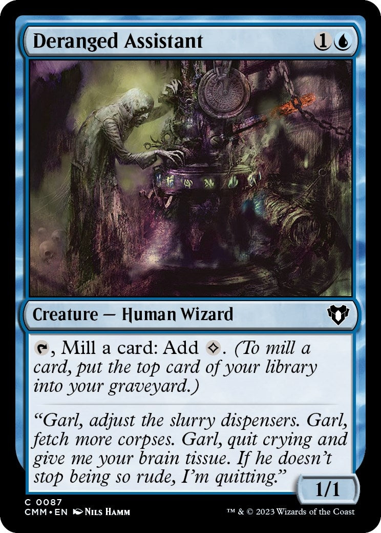 Deranged Assistant (87) [CMM] - MTG Single