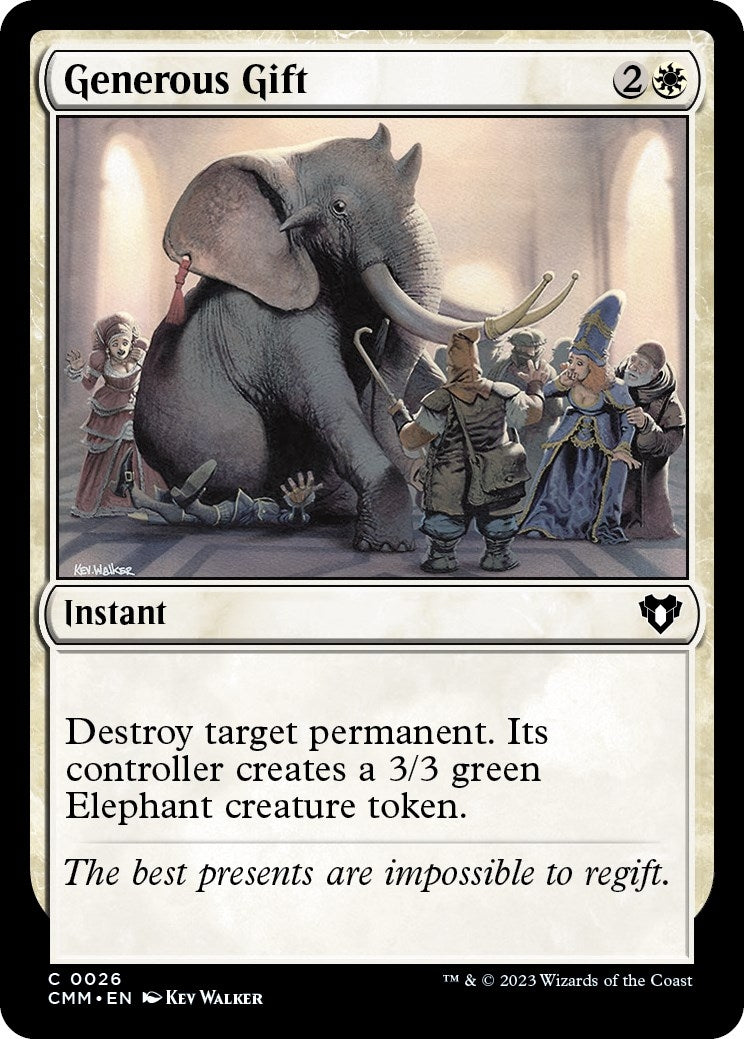 Generous Gift (26) [CMM] - MTG Single