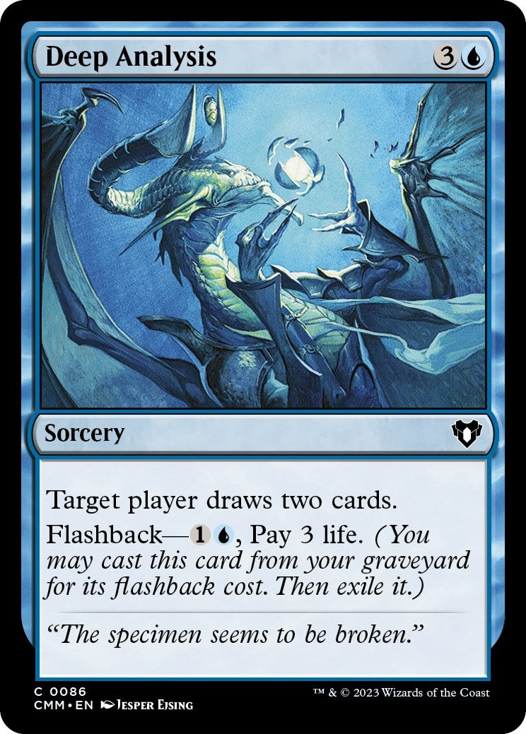 Deep Analysis (86) [CMM] - MTG Single