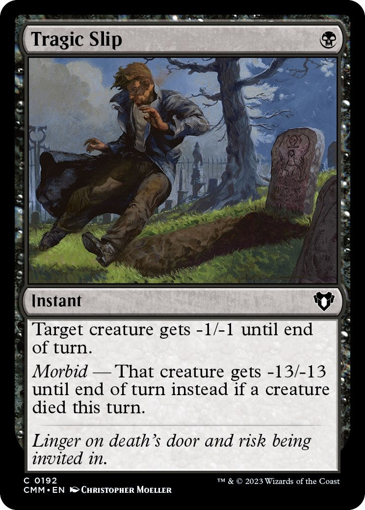 Tragic Slip (192) [CMM] - MTG Single