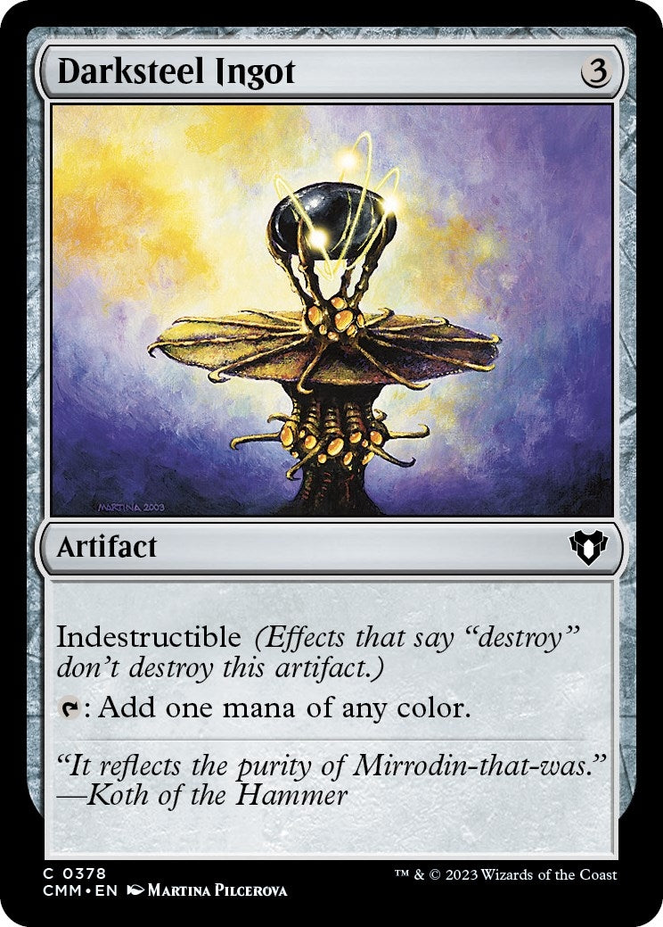 Darksteel Ingot (378) [CMM] - MTG Single
