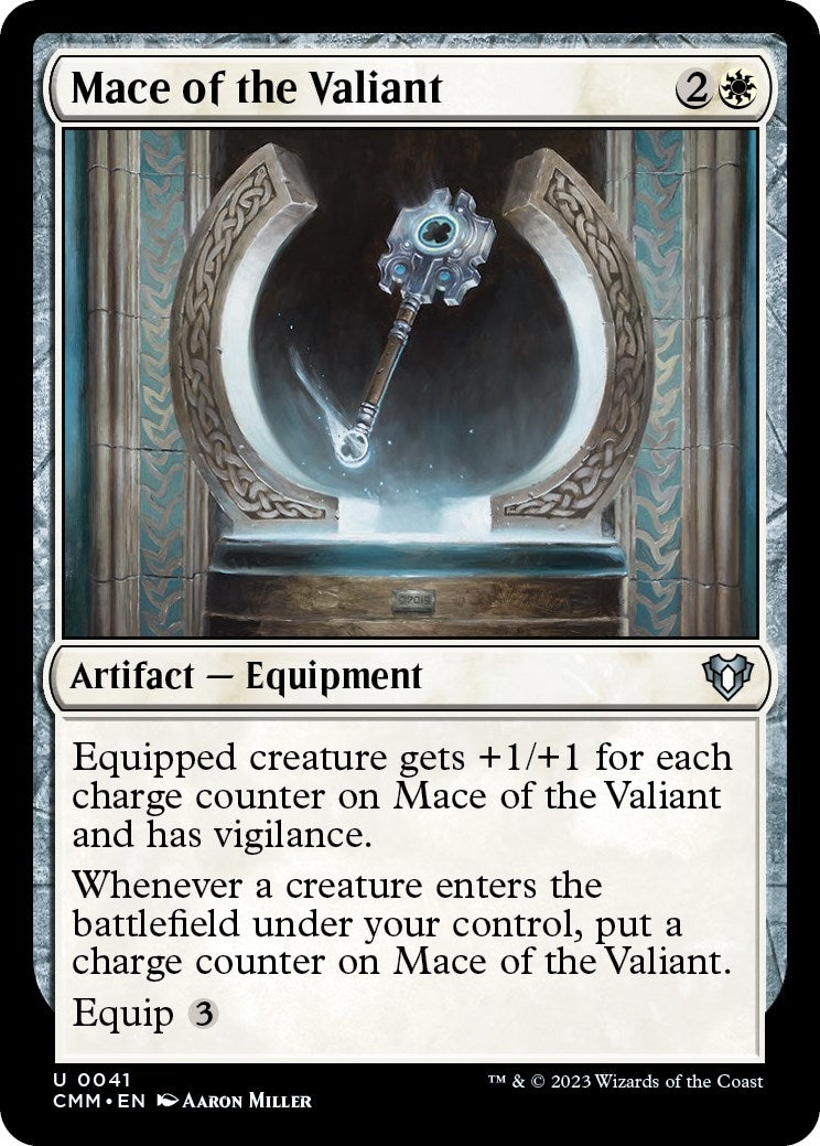 Mace of the Valiant (41) [CMM] - MTG Single