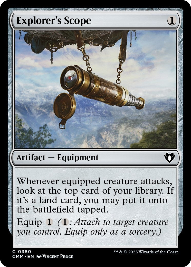 Explorer’s Scope (380) [CMM] - MTG Single
