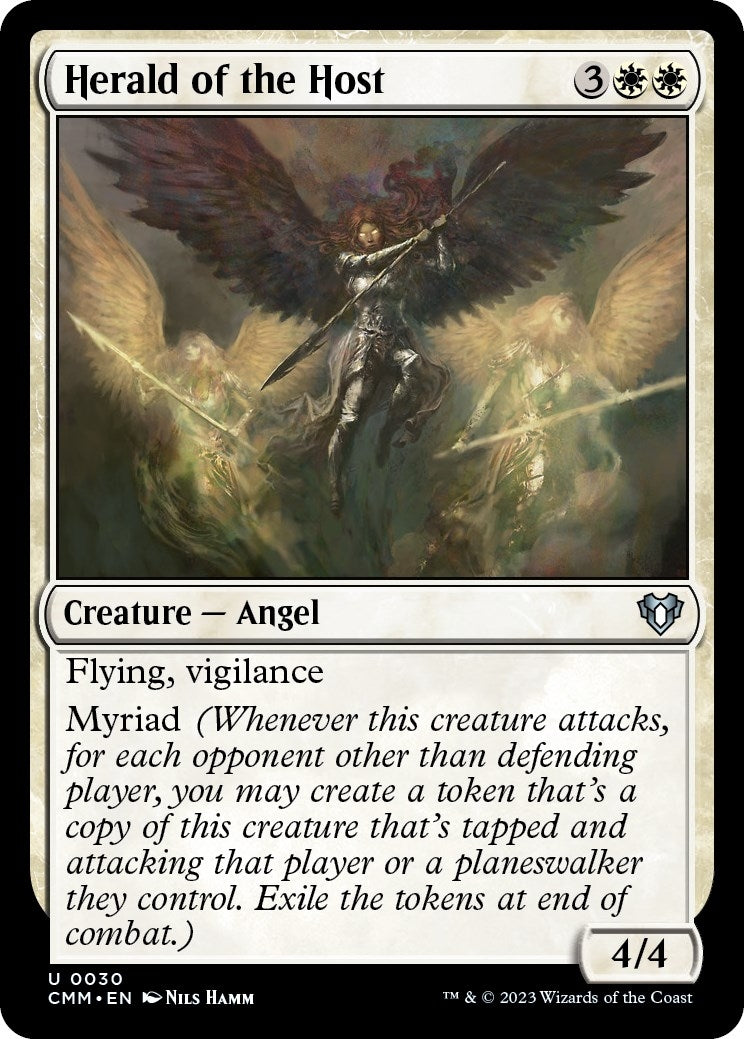 Herald of the Host (30) [CMM] - MTG Single