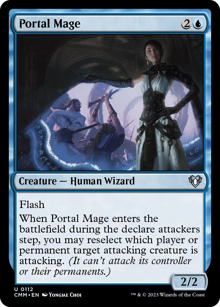 Portal Mage (112) [CMM] - MTG Single