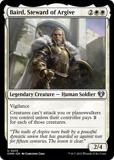 Baird, Steward of Argive (15) [CMM]