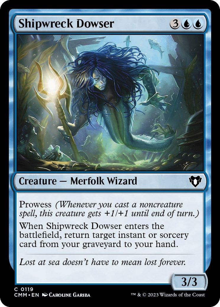 Shipwreck Dowser (119) [CMM] - MTG Single