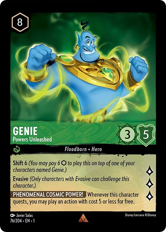 Genie - Powers Unleashed (76) (1) - Disney Lorcana Single