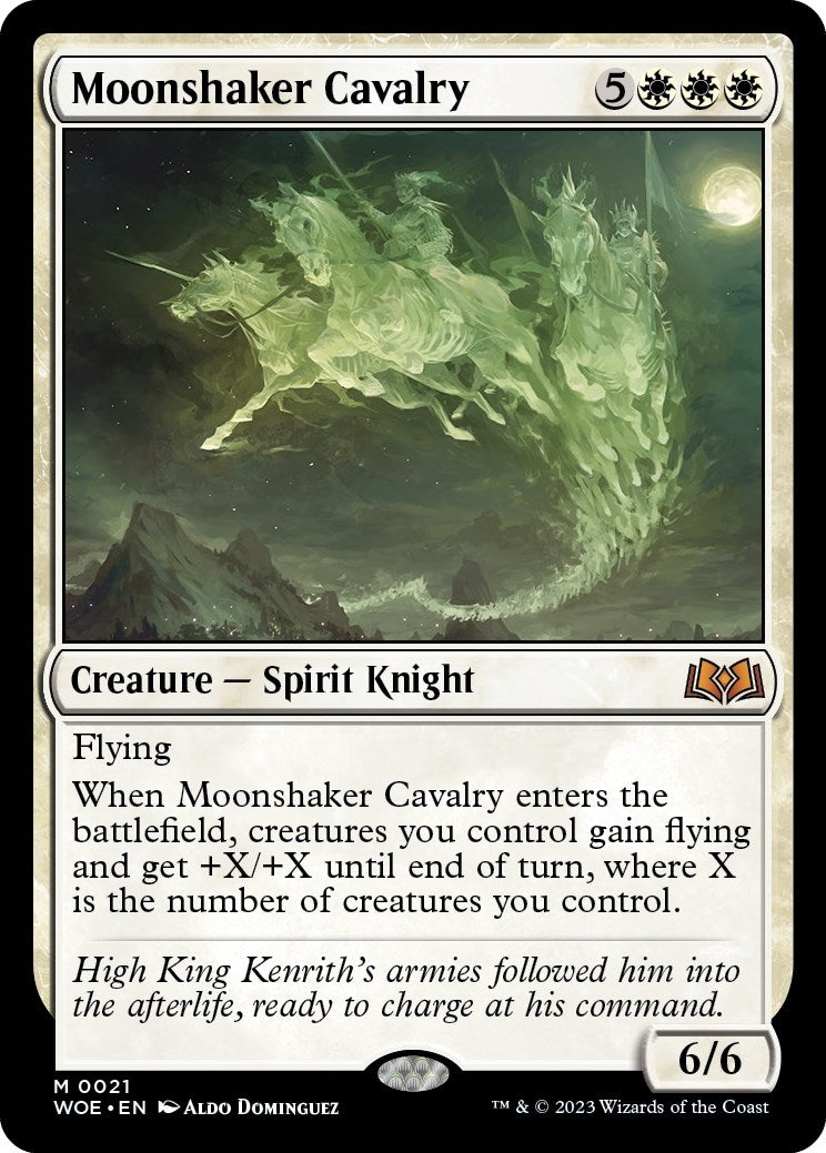 Moonshaker Cavalry (21) [WOE] - MTG Single