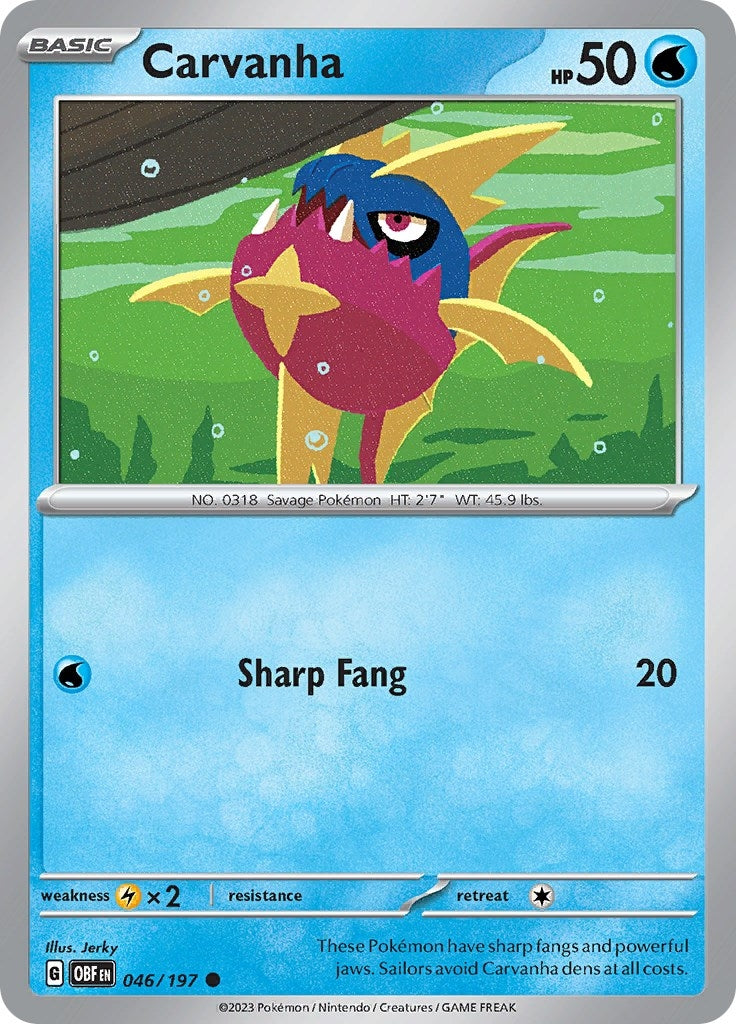 Carvanha (046/197) (OBF)