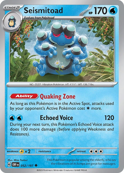 Seismitoad (052/197) (SV03: Obsidian Flames)