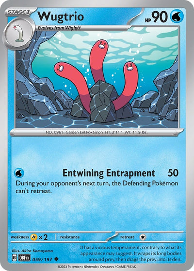 Wugtrio (059/197) (SV03: Obsidian Flames)