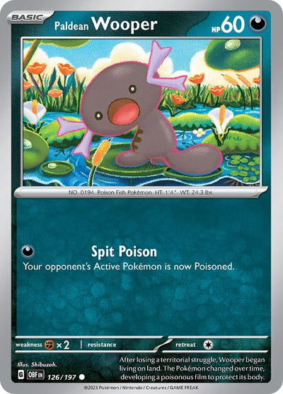 Paldean Wooper (126/197) (OBF)
