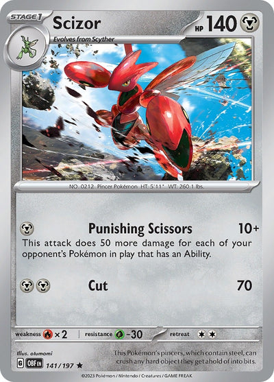 Scizor (141/197) (SV03: Obsidian Flames)