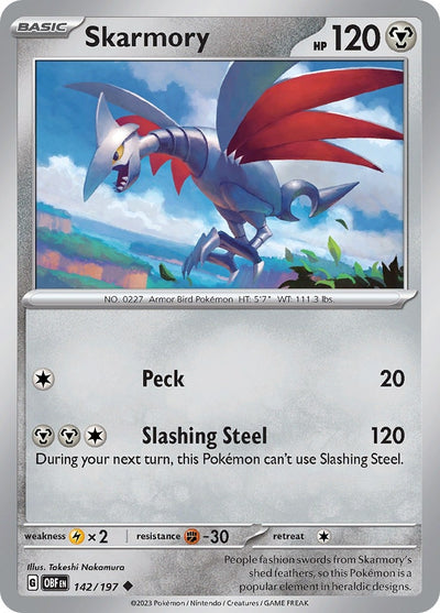 Skarmory (142/197) (SV03: Obsidian Flames)