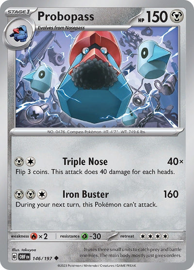 Probopass (146/197) (SV03: Obsidian Flames)
