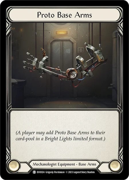 Proto Base Arms (0) [EVO] - Flesh and Blood TCG Single