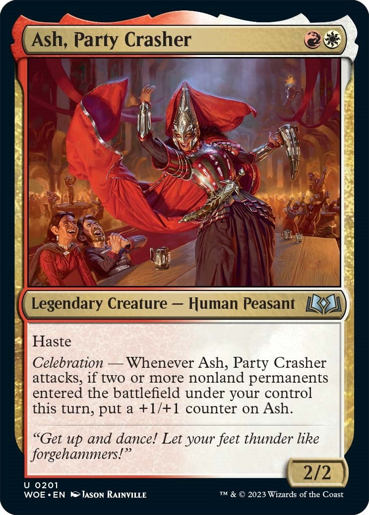 Ash Party Crasher (201) [WOE] - MTG Single