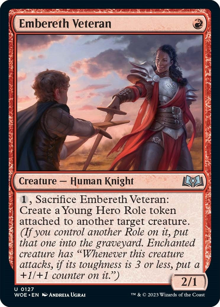 Embereth Veteran (127) [WOE] - MTG Single