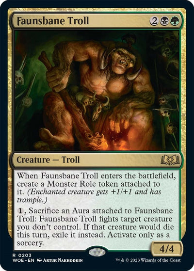 Faunsbane Troll (203) [WOE]