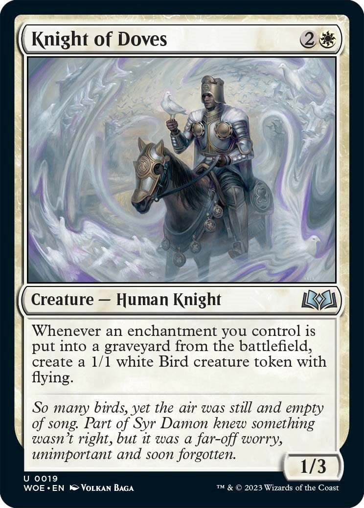 Knight of Doves (19) [WOE] - MTG Single