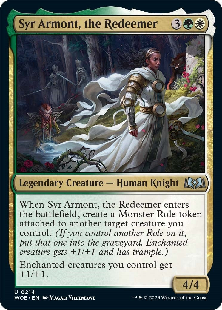 Syr Armont the Redeemer (214) [WOE] - MTG Single