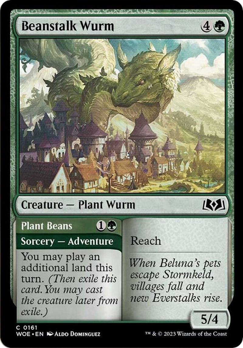 Beanstalk Wurm (161) [WOE] - MTG Single