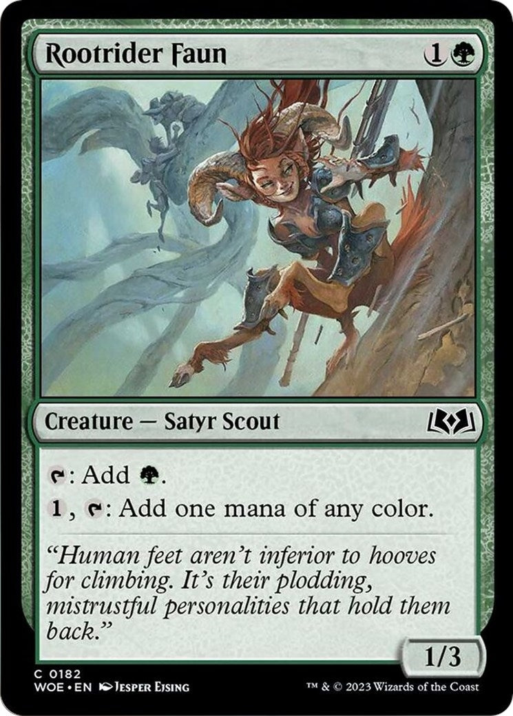 Rootrider Faun (182) [WOE] - MTG Single