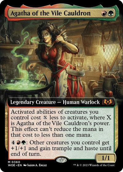 Agatha of the Vile Cauldron (Extended Art) (360) [WOE]