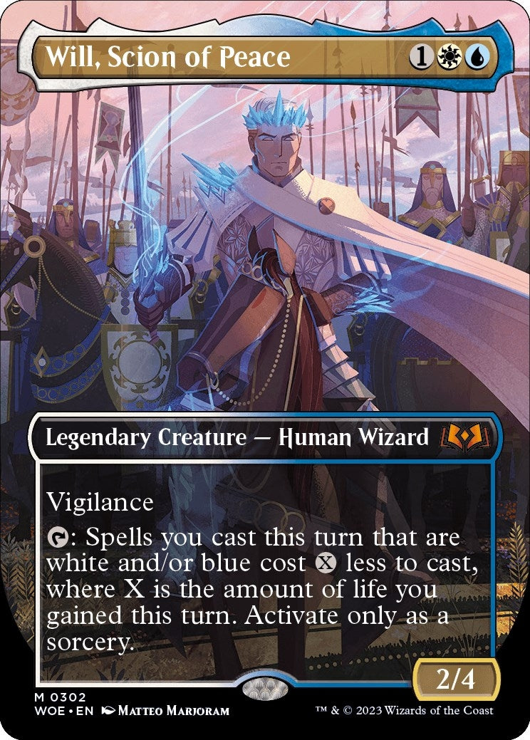 Will Scion of Peace (Borderless) (302) [WOE] - MTG Single