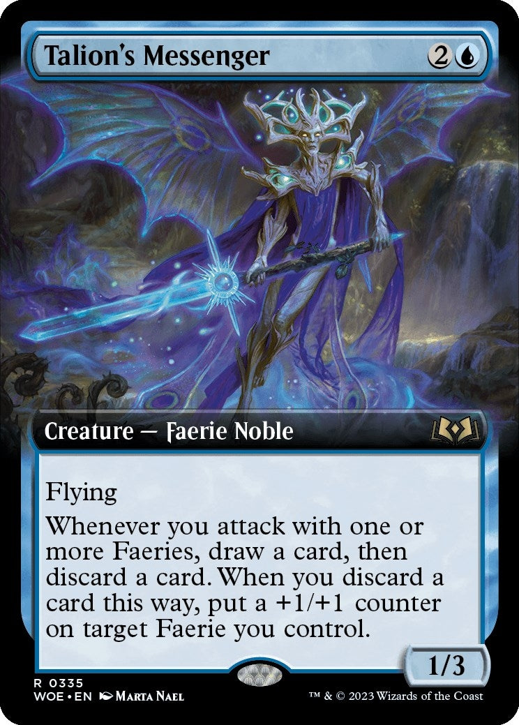 Talion’s Messenger (Extended Art) (335) [WOE] - MTG Single