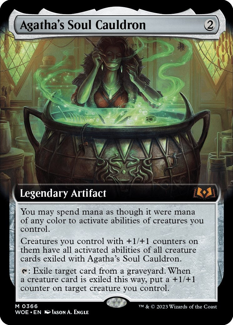 Agatha’s Soul Cauldron (Extended Art) (366) [WOE] - MTG Single