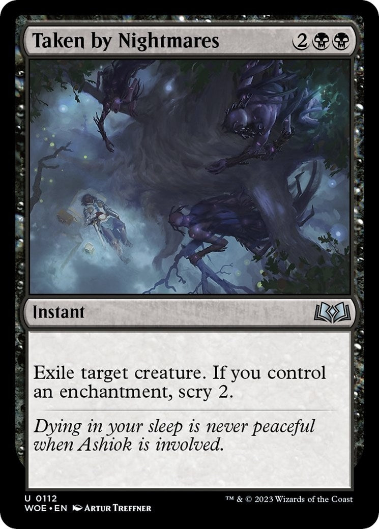 Taken by Nightmares (112) [WOE] - MTG Single