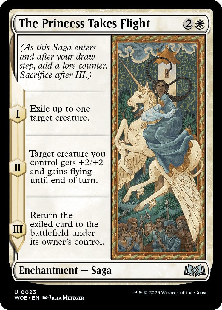 The Princess Takes Flight (23) [WOE] - MTG Single
