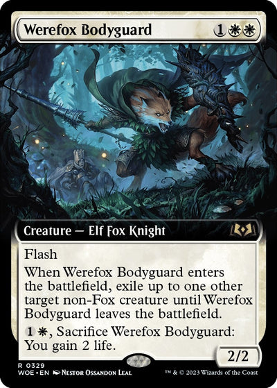Werefox Bodyguard (Extended Art) (329) [WOE]