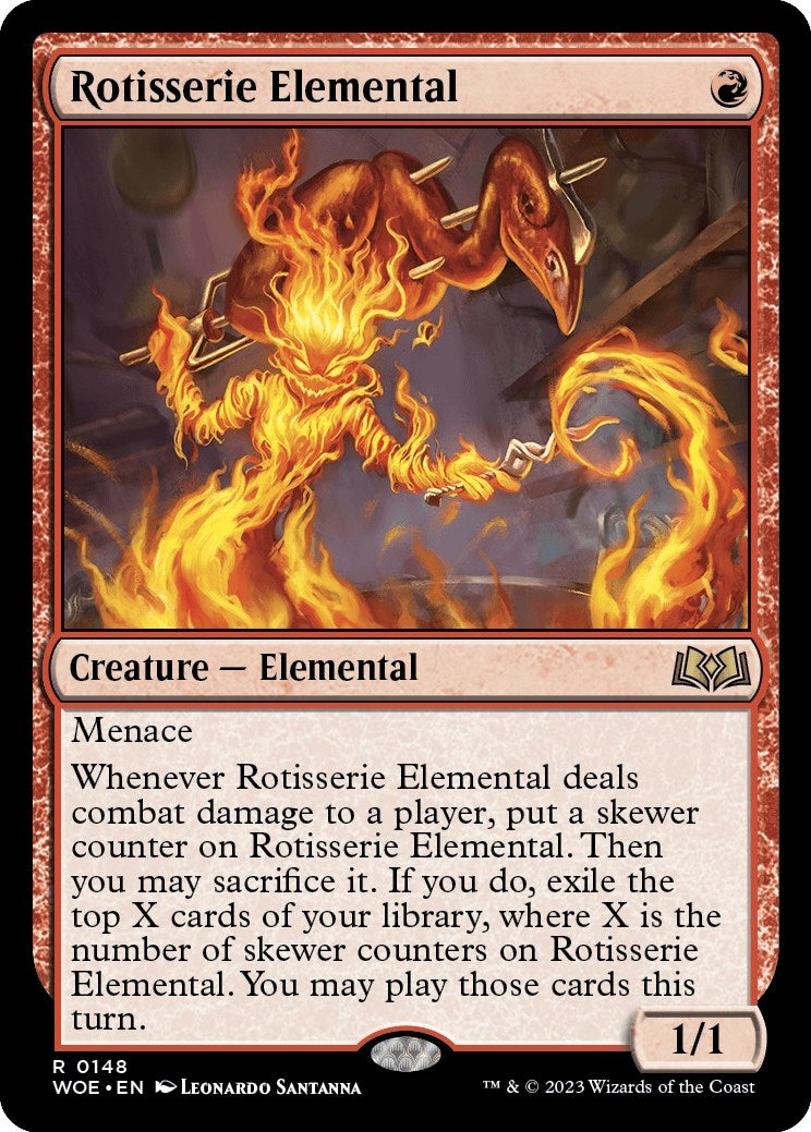 Rotisserie Elemental (148) [WOE] - MTG Single