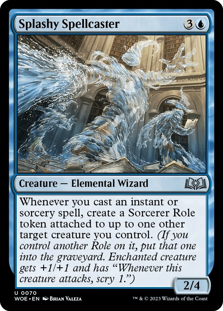 Splashy Spellcaster (70) [WOE] - MTG Single