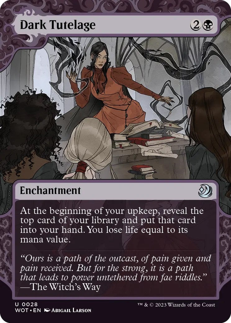 Dark Tutelage (28) [WOT] - MTG Single