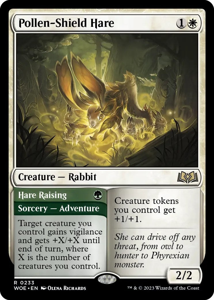 Pollen-Shield Hare (233) [WOE] - MTG Single