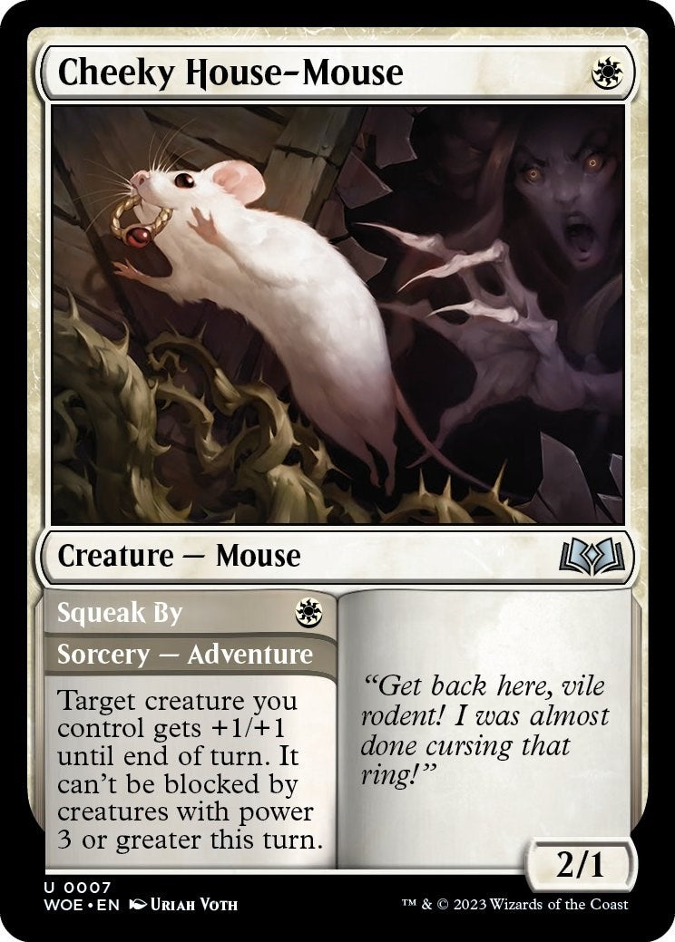 Cheeky House-Mouse (7) [WOE] - MTG Single