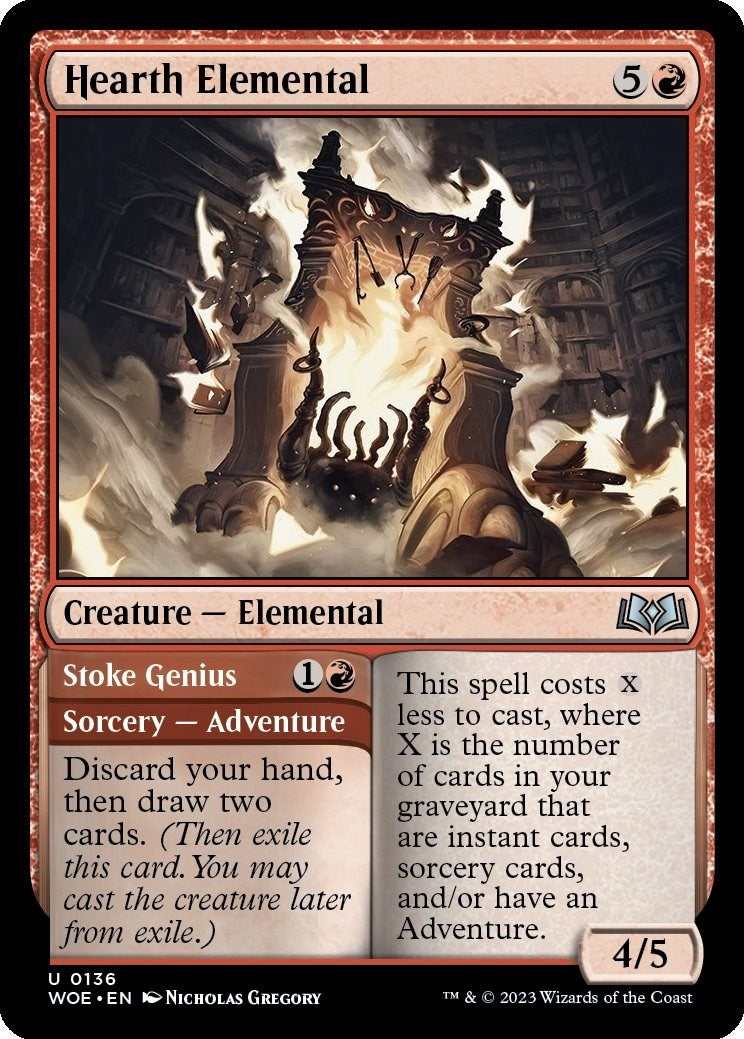 Hearth Elemental (136) [WOE] - MTG Single