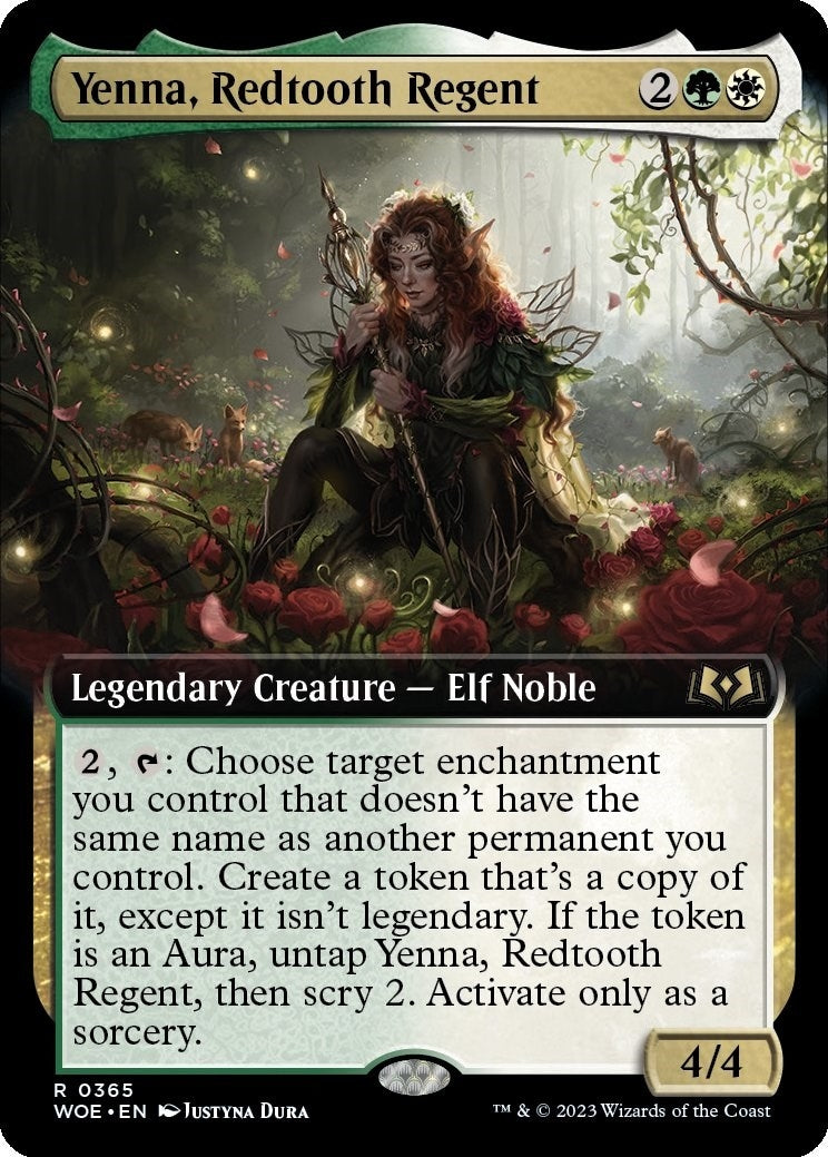 Yenna Redtooth Regent (Extended Art) (365) [WOE] - MTG Single